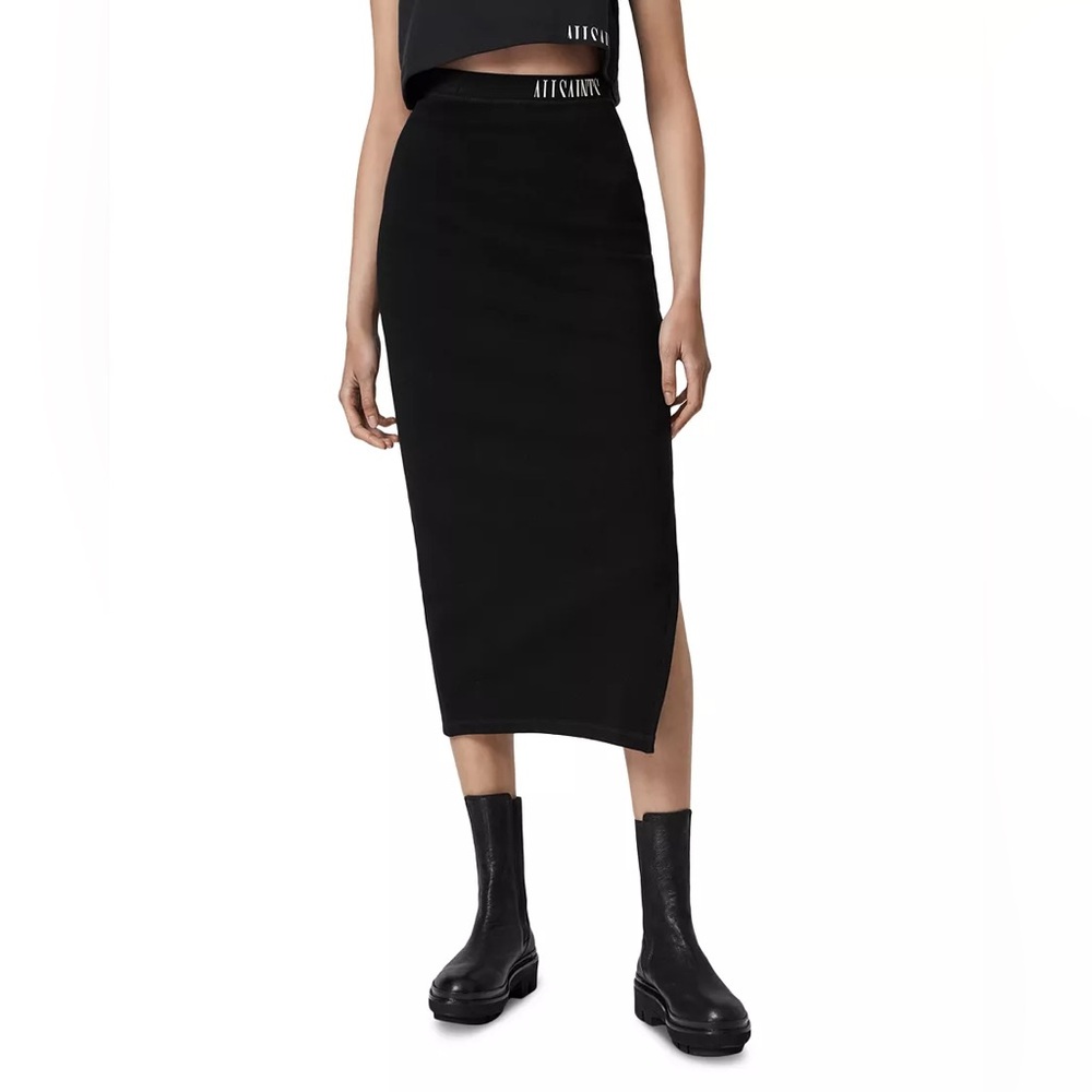 ◾️All Saints Jamie Side Slit Skirt